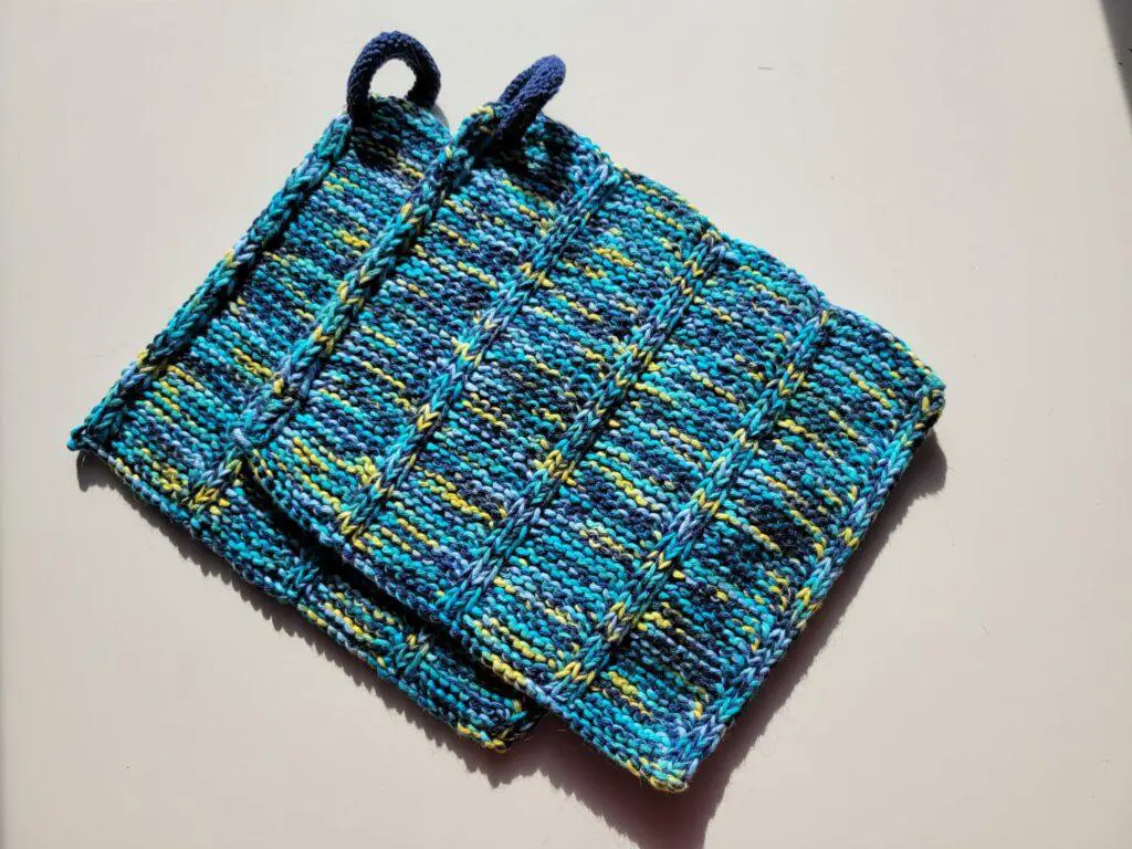 Topflappen Bakers Twine in blau
