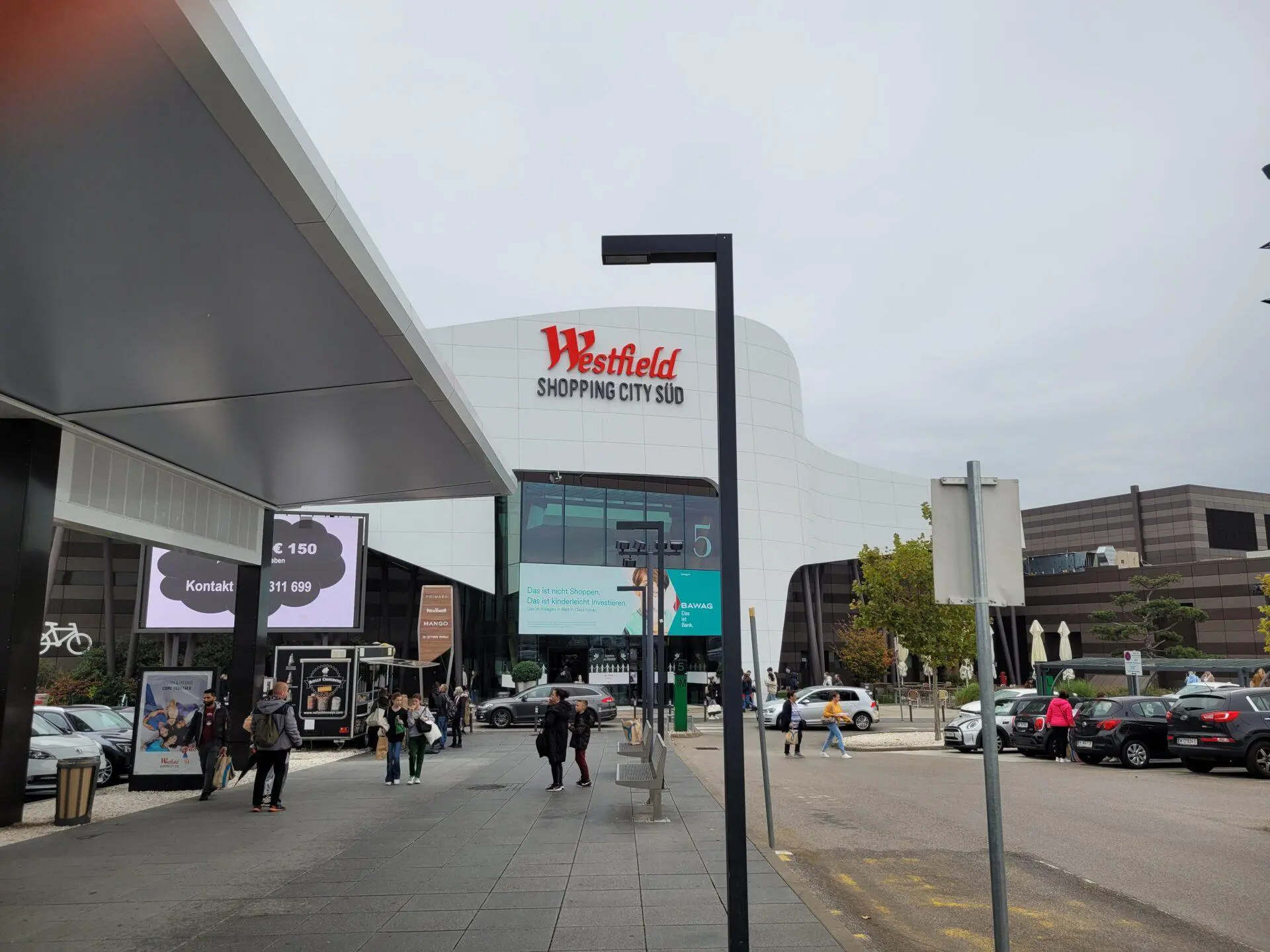 Shoppingcenter fußläufig