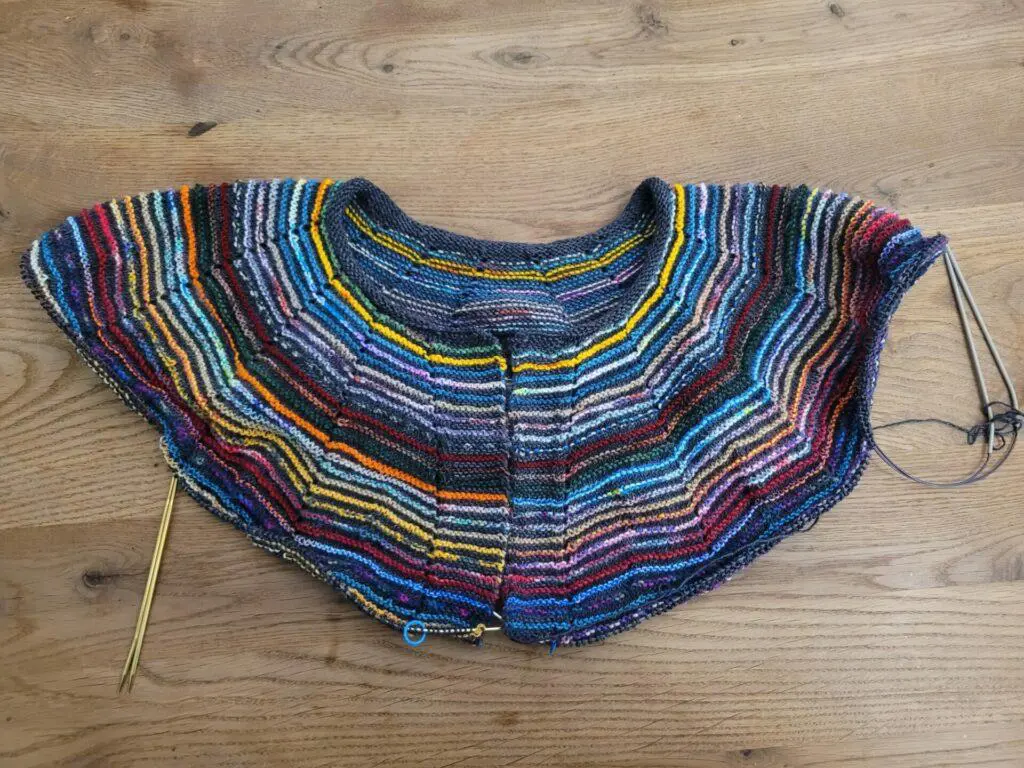 Adventskalenderjacke Farbenfroh